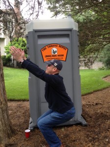 Here is Mr. Wonderful demonstrating his yoga position on a potty
